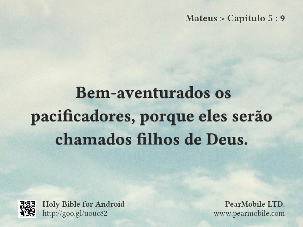 Mateus, Capítulo 5:9